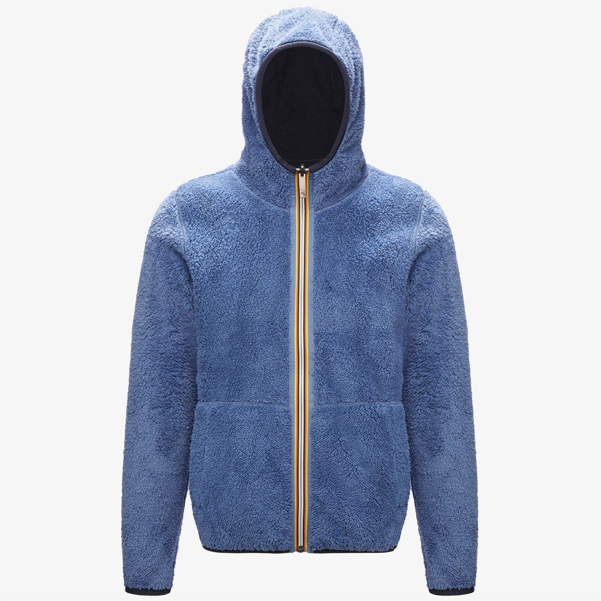 Fleece_MAN_JACQUES POLAR DOUBLE_Jacket_Blue Depth - Blue Ash - Commercial 2