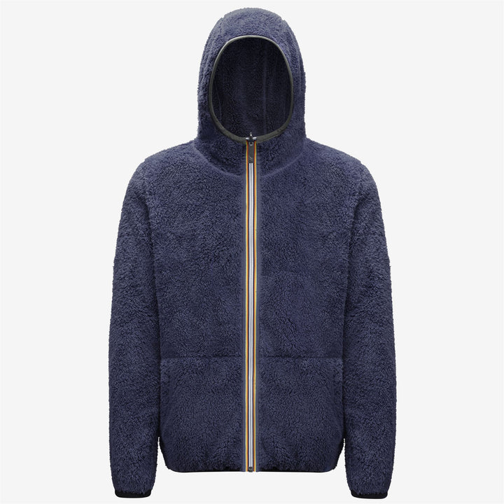 Blackish Green Men's Reversible Fleece Jacket for Medium Warmth 2