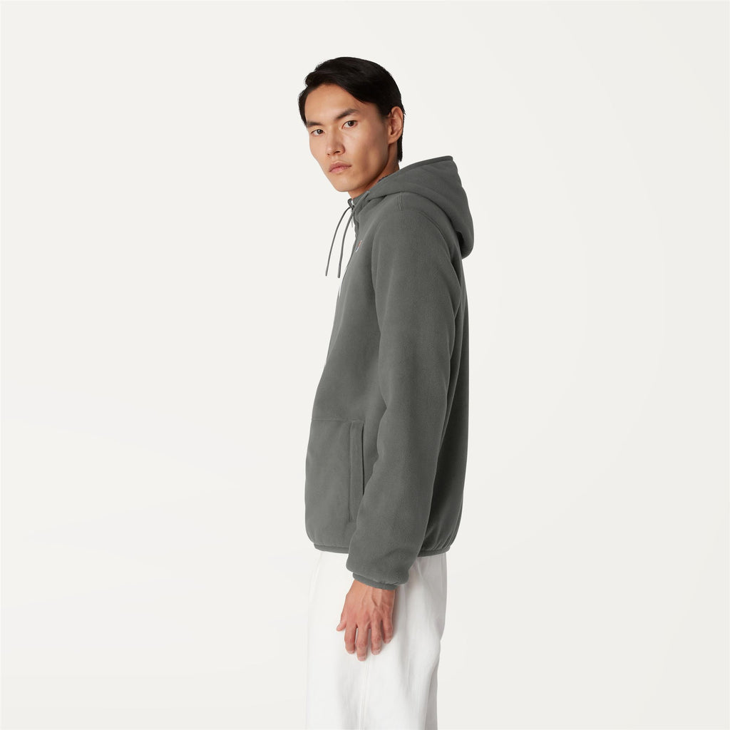 Fleece_MAN_JACQUES POLAR DOUBLE_Jacket_GREEN BLACKISH  - Blue Depth - Commercial 5