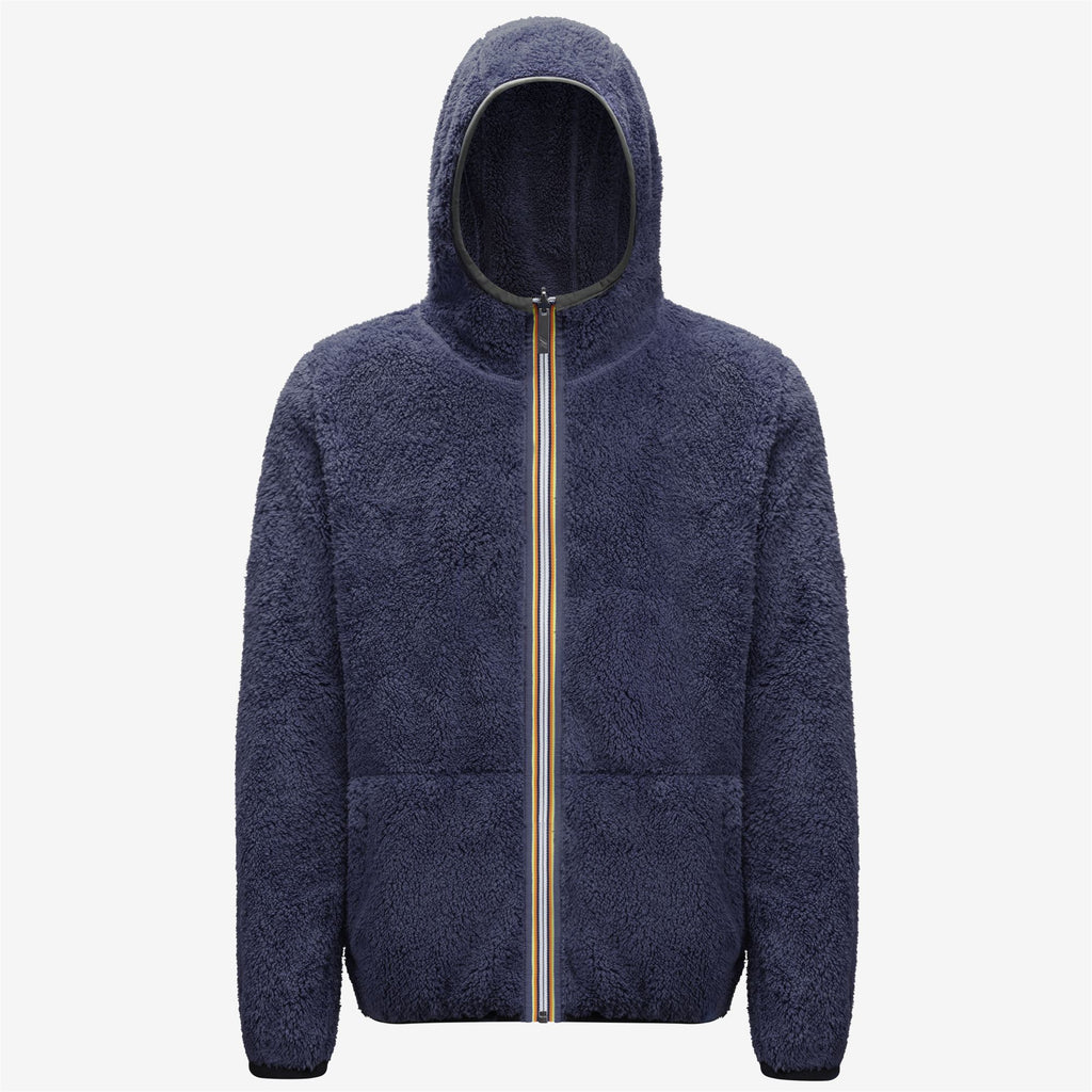 Fleece_MAN_JACQUES POLAR DOUBLE_Jacket_GREEN BLACKISH  - Blue Depth - Commercial 2