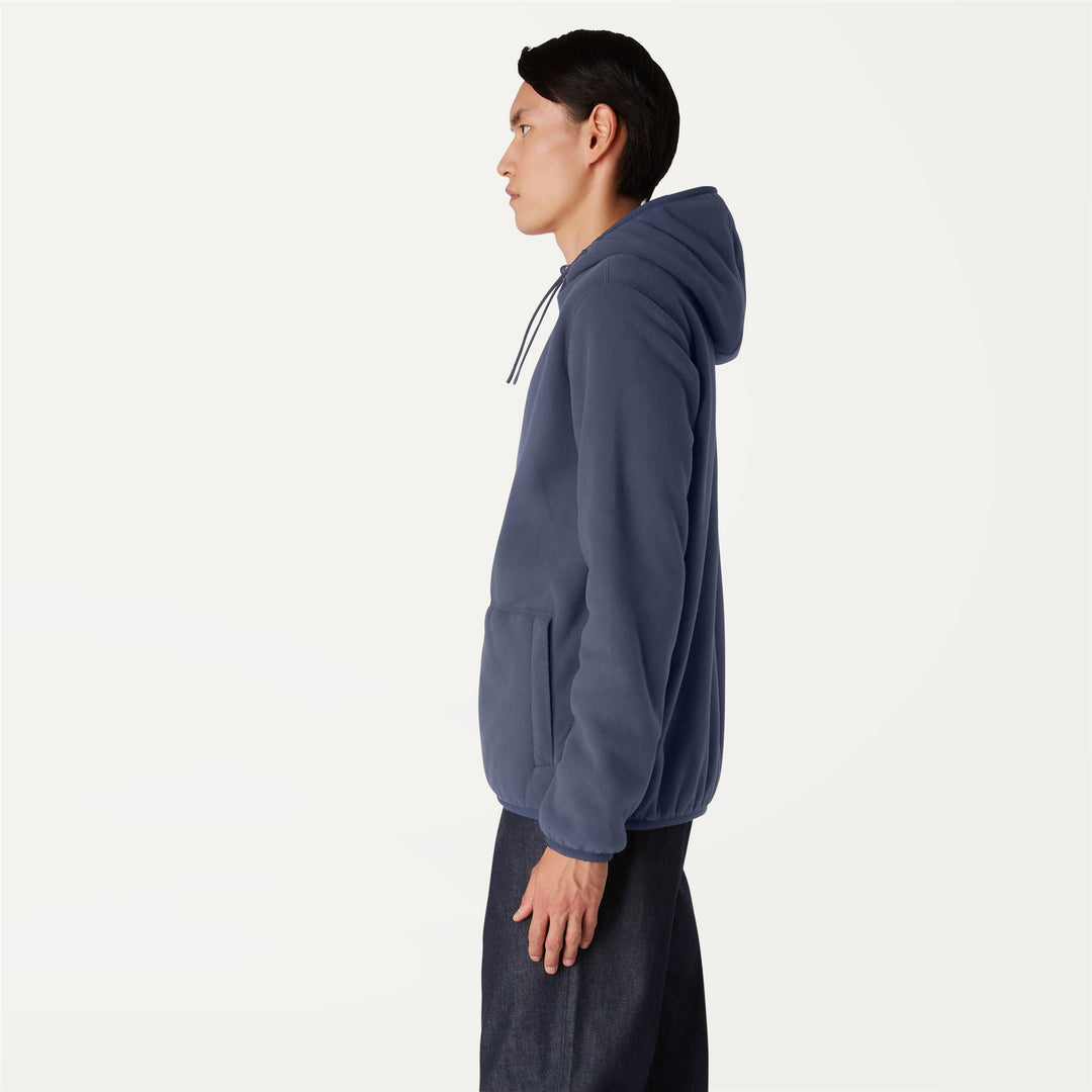 Giacca Fleece Reversibile Uomo Blu Reale per Calore Medio main