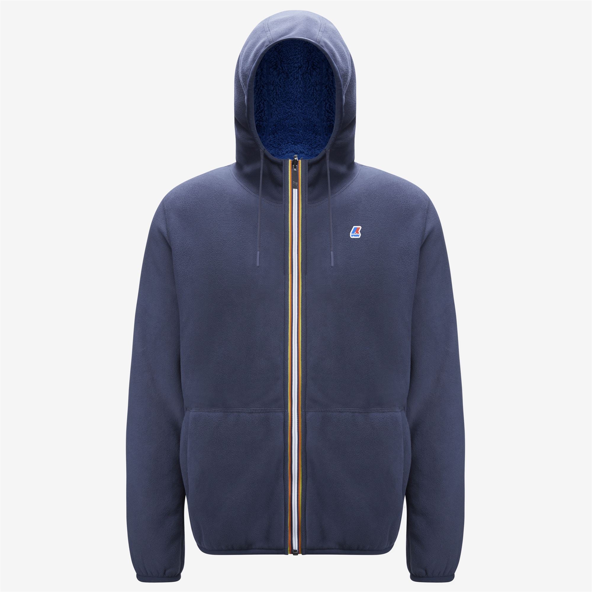 Fleece_MAN_JACQUES POLAR DOUBLE_Jacket_Blue Depth - Blue Royal Marine - Commercial 1