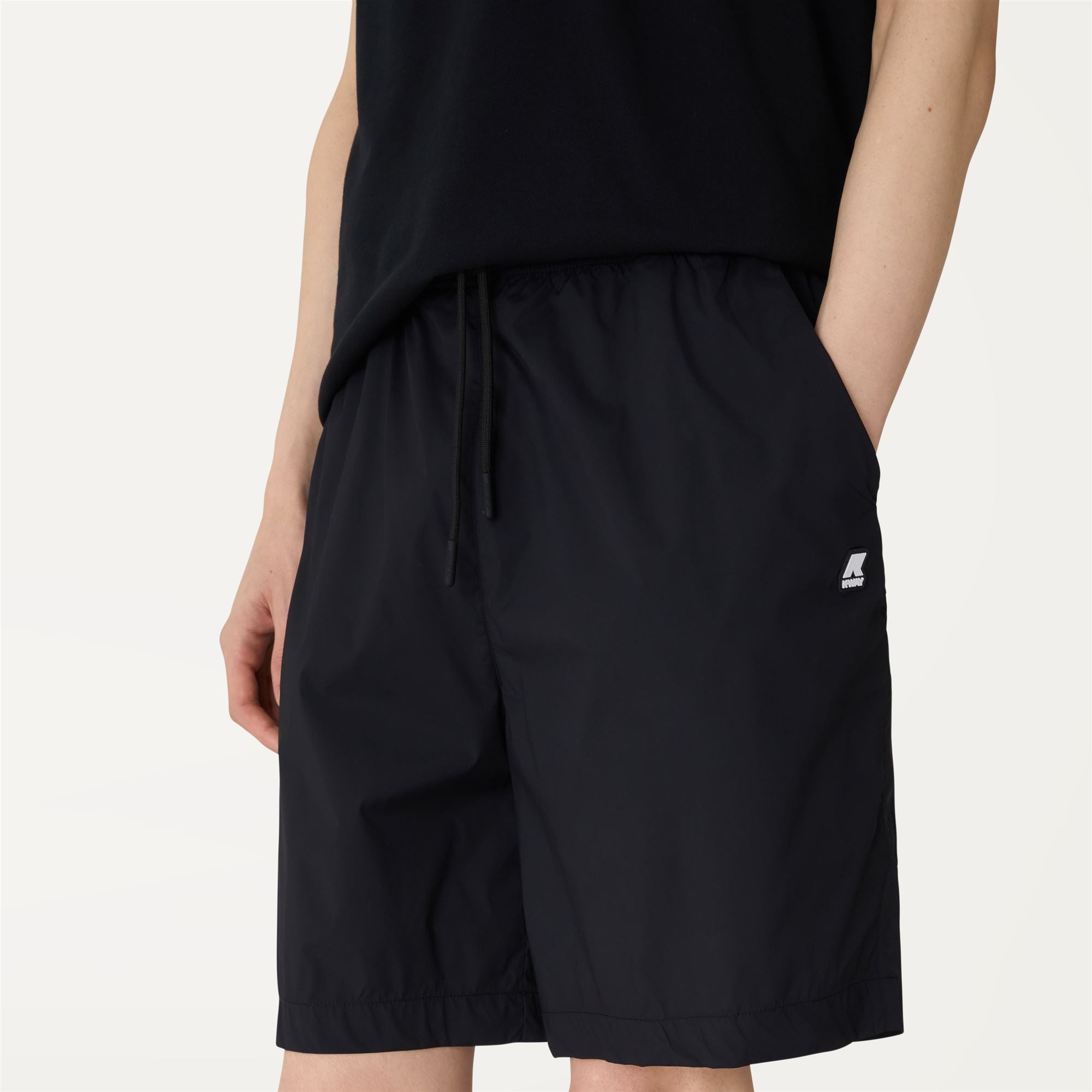Shorts_Man_ANTO NY STRETCH_Chino_Black Pure - Commercial 7