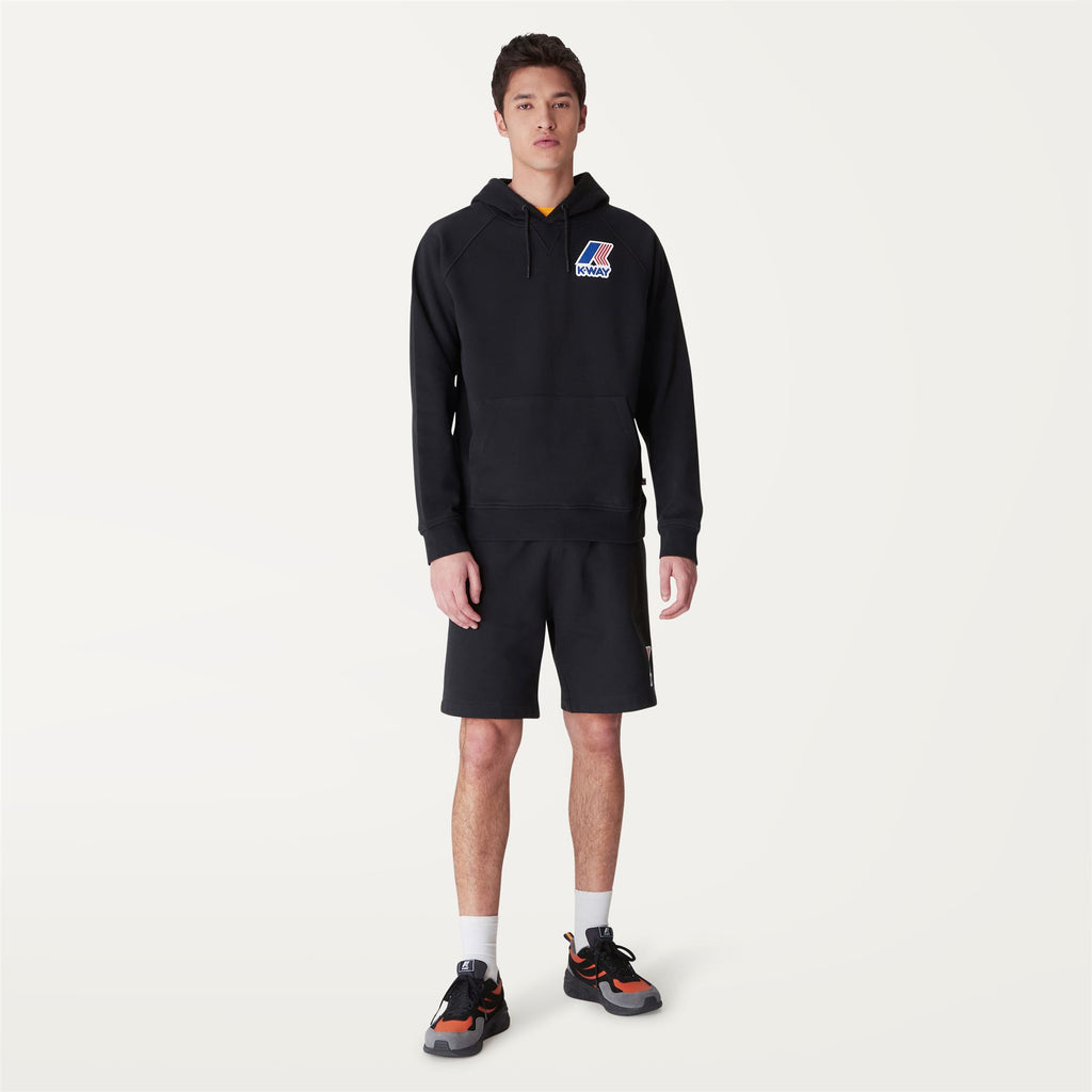 Fleece_Man_ALBAN LOGO_Pull Over_Black Pure - Commercial 4