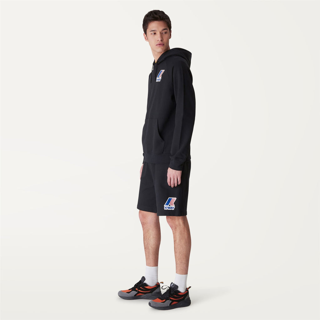 Fleece_Man_ALBAN LOGO_Pull Over_Black Pure - Commercial 5