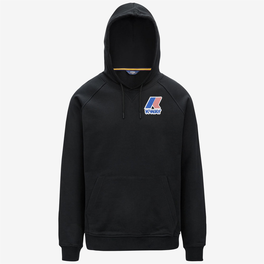 Fleece_Man_ALBAN LOGO_Pull Over_Black Pure - Commercial 1