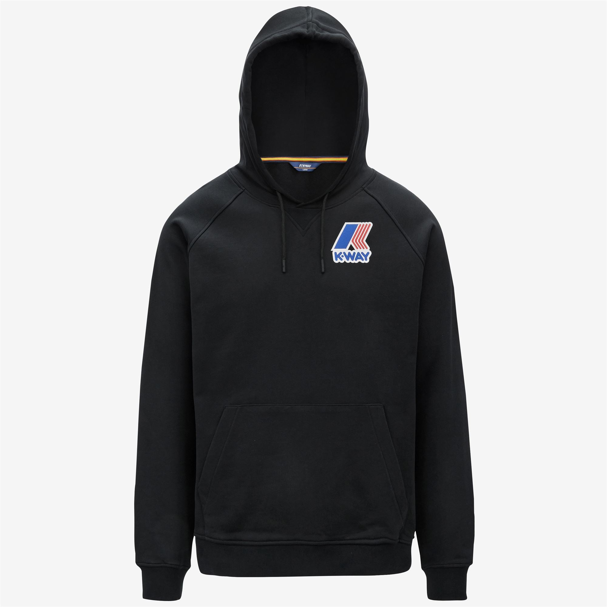 Fleece_Man_ALBAN LOGO_Pull Over_Black Pure - Commercial 1