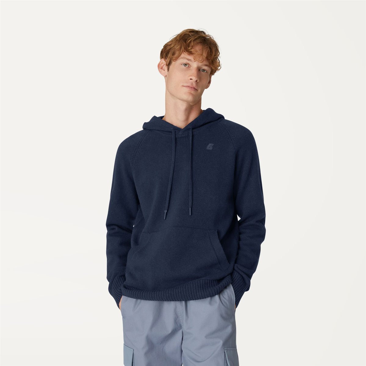 Knitwear_Man_RICHIE LAMBSWOOL_Jumper_Blue Depth - Commercial 4