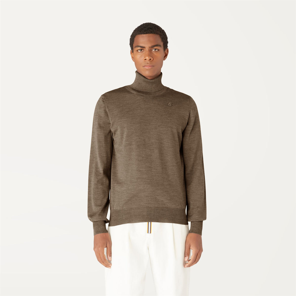 Knitwear_MAN_HENRY MERINO_Pull Over_Beige Taupe - Commercial 4