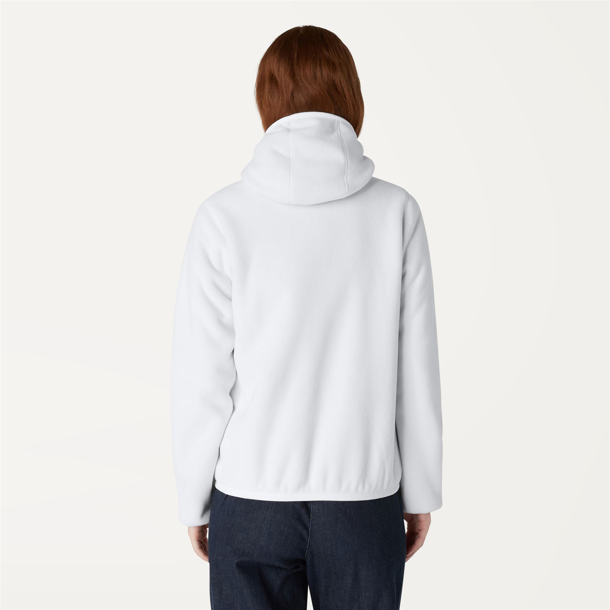 Fleece_Woman_LILY POLAR DOUBLE_Jacket_White Milk - Beige Taupe - Commercial 6