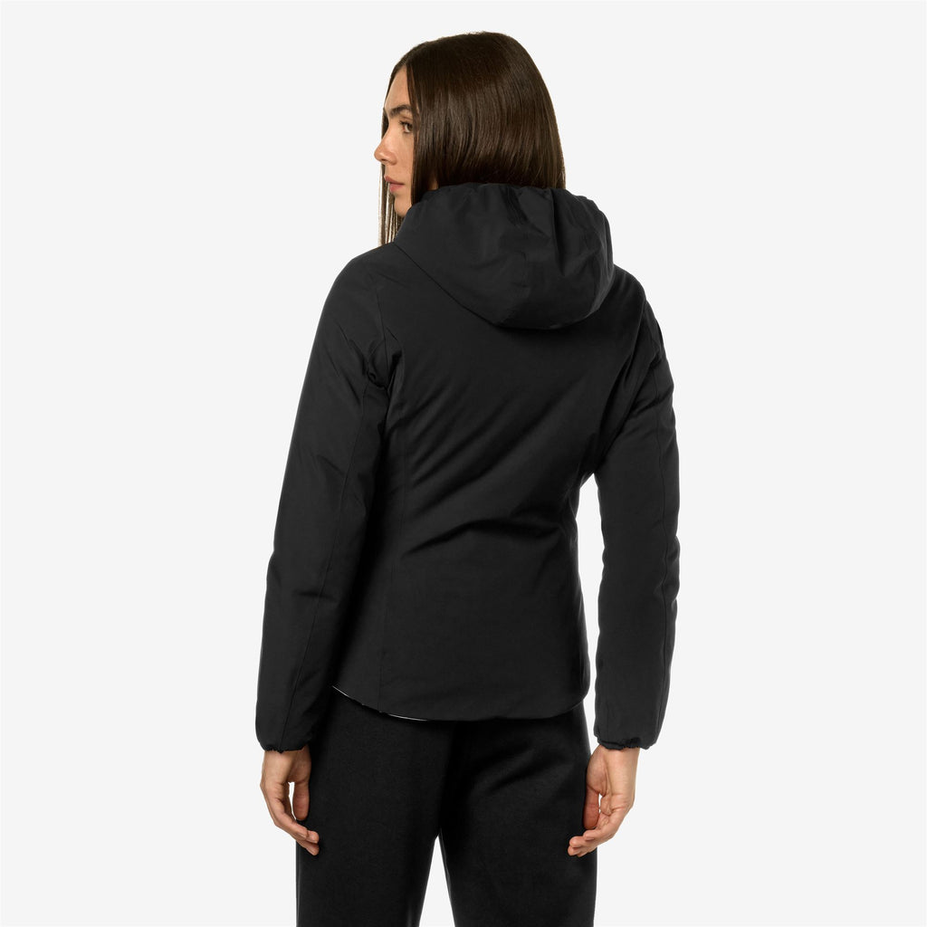 Jackets_Woman_LILY ST WARM DOUBLE_Short_Black P-Beige E - Commercial 6