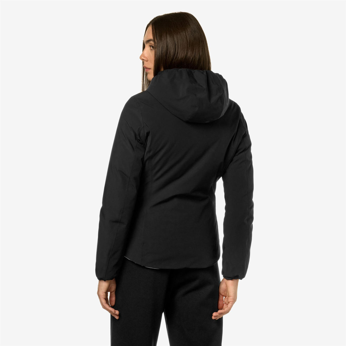 Jackets_Woman_LILY ST WARM DOUBLE_Short_Black P-Beige E - Commercial 6