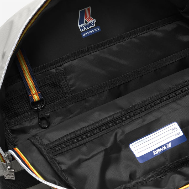 Beige Grey Unisex City Backpack with Laptop Compartment 4