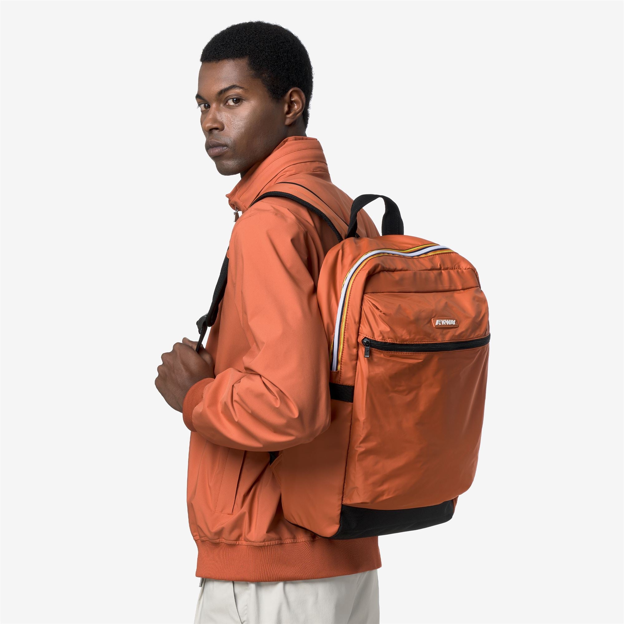 Bags_Unisex_LAON_Backpack_Orange Brownish - Commercial 7