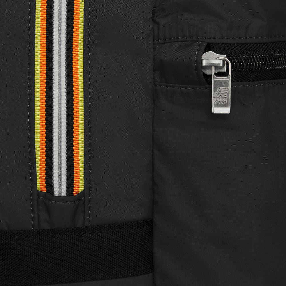 Black Grey Unisex Versatile Waterproof City Backpack with Laptop Compartment 02