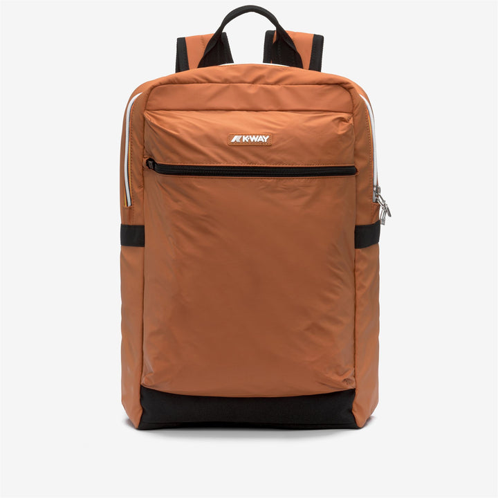 Zaino compatto unisex in nylon arancione per laptop 1