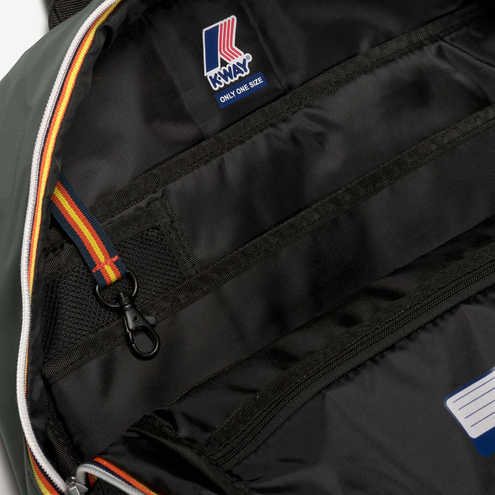 Zaino da Città Unisex Verde Scuro con Scomparto per Laptop 3