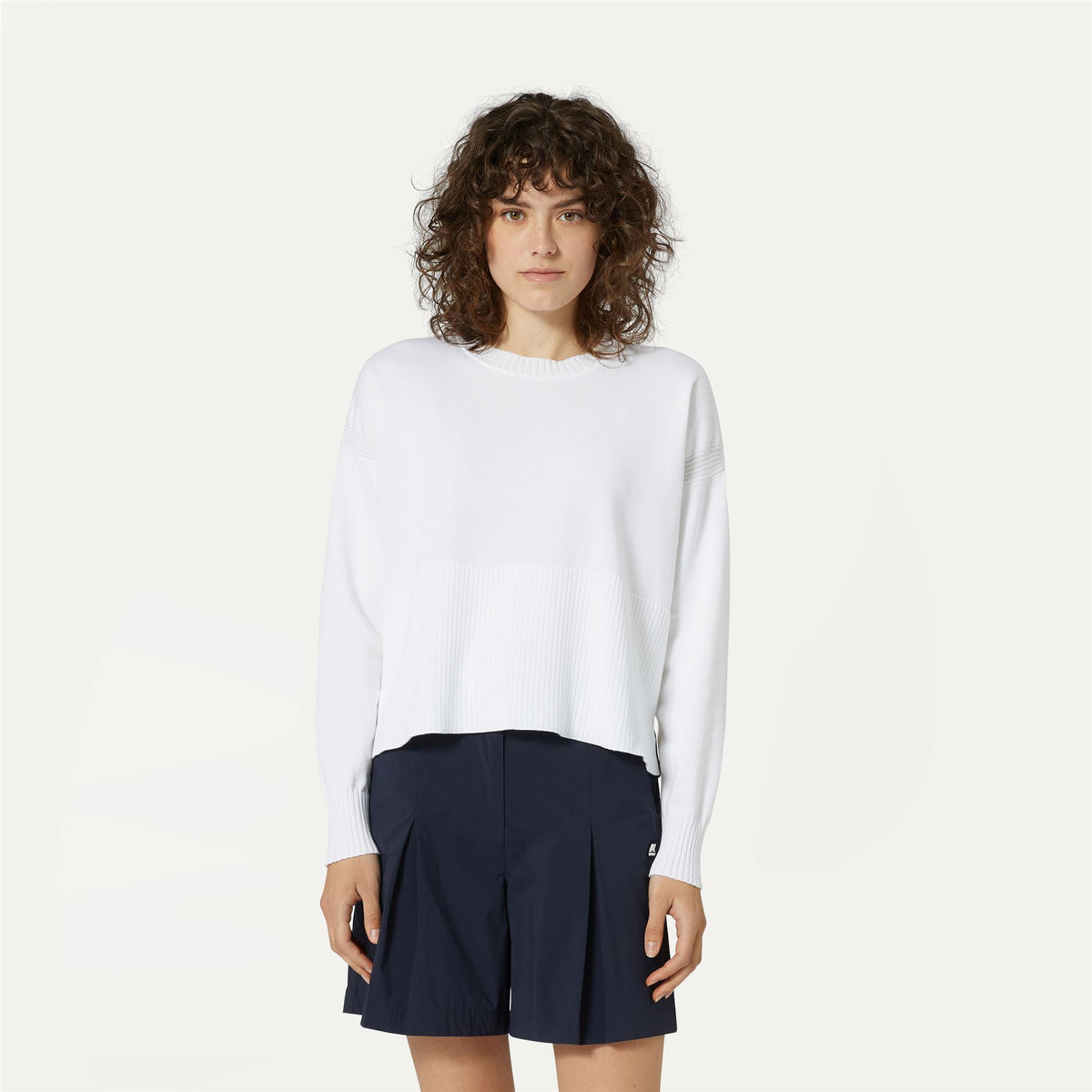 Knitwear_WOMAN_MARYNE_Pull Over_White - Commercial 4