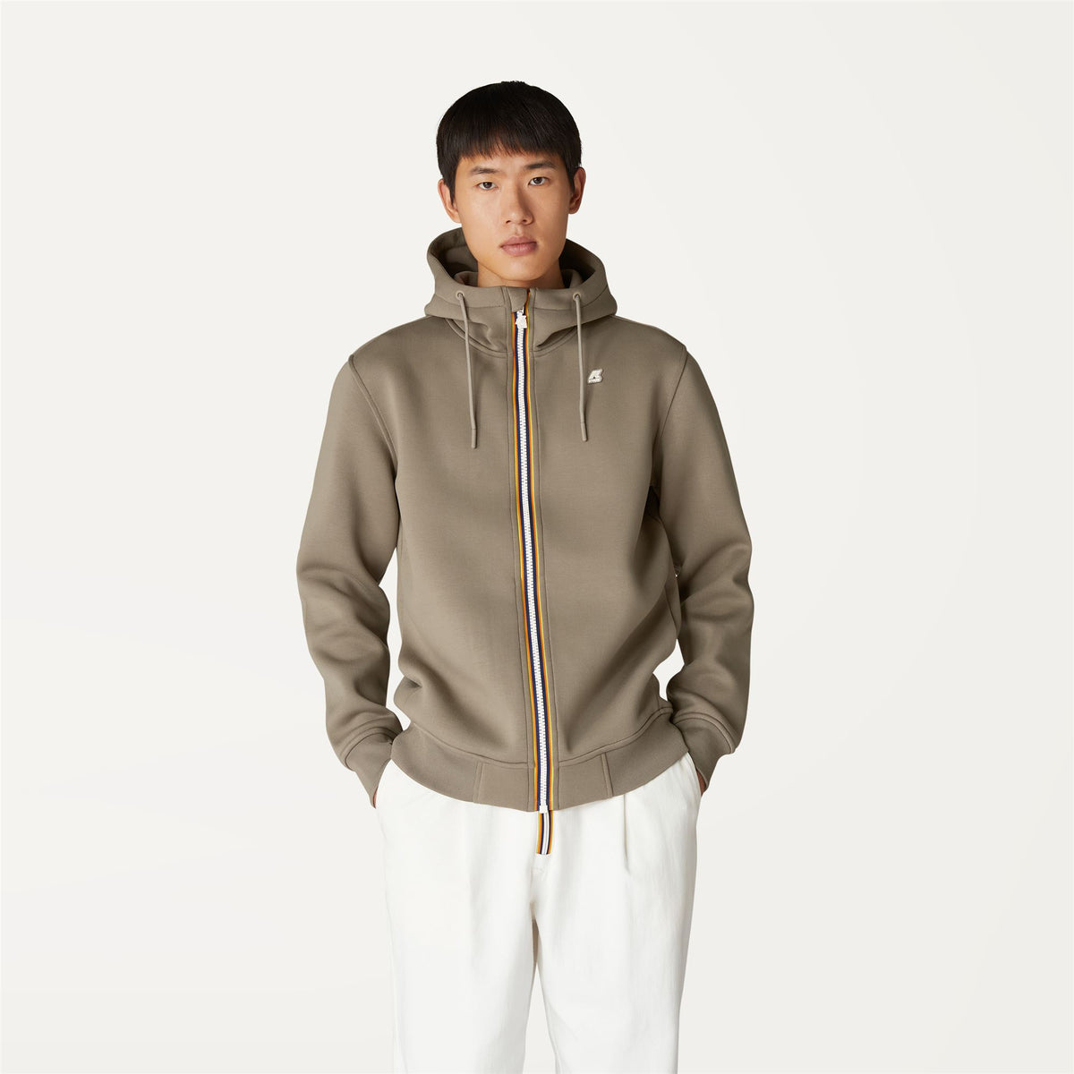 Fleece_Man_RAINER SPACER_Jacket_Beige Taupe - Commercial 4