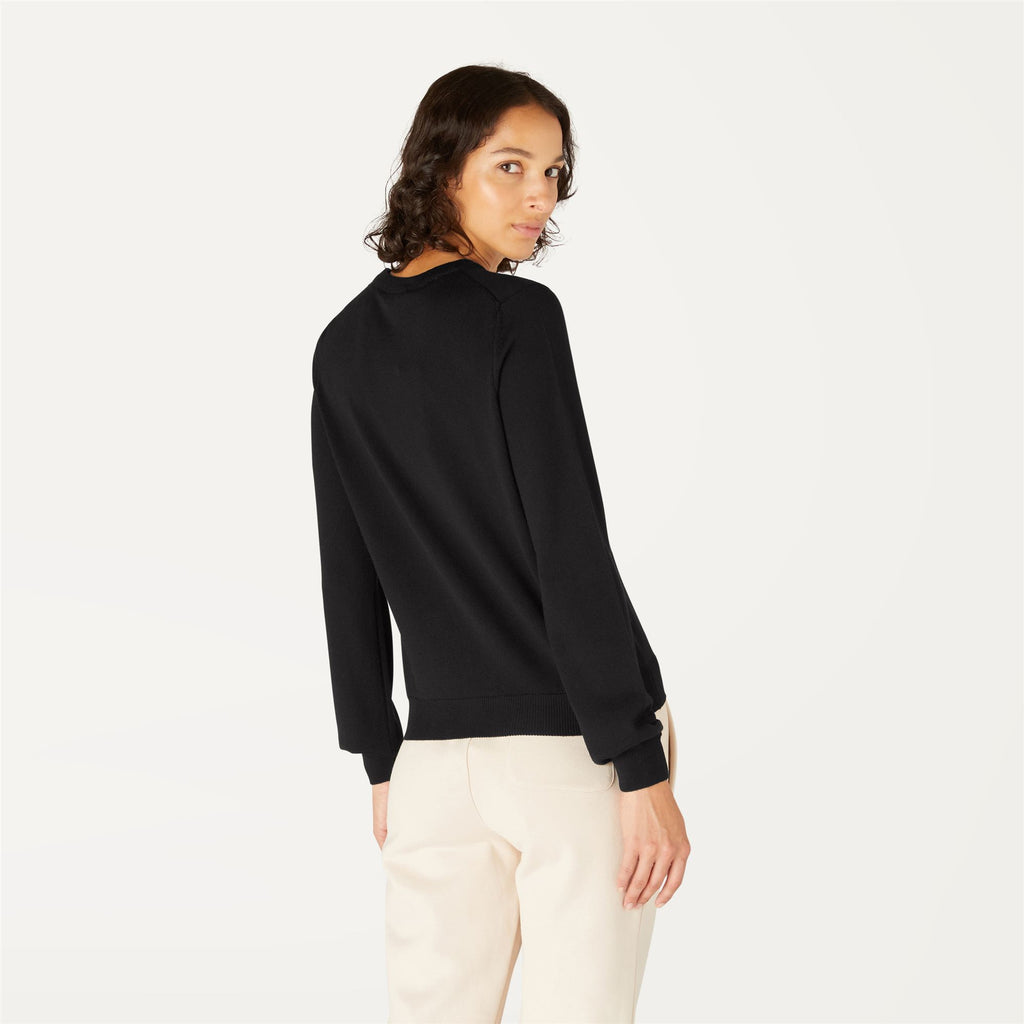 Knitwear_Woman_ABBI MERINO_Pull Over_Black Pure - Commercial 6