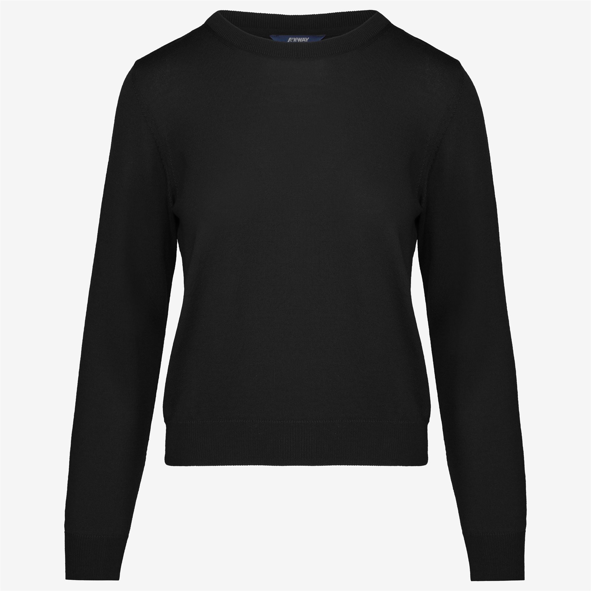 Knitwear_Woman_ABBI MERINO_Pull Over_Black Pure - Commercial 1