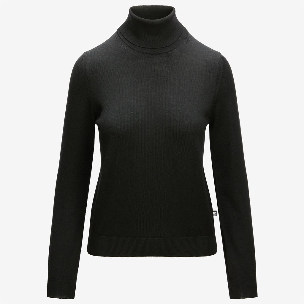 Knitwear_Woman_SUSIE MERINO_Pull Over_Black Pure - Commercial 1