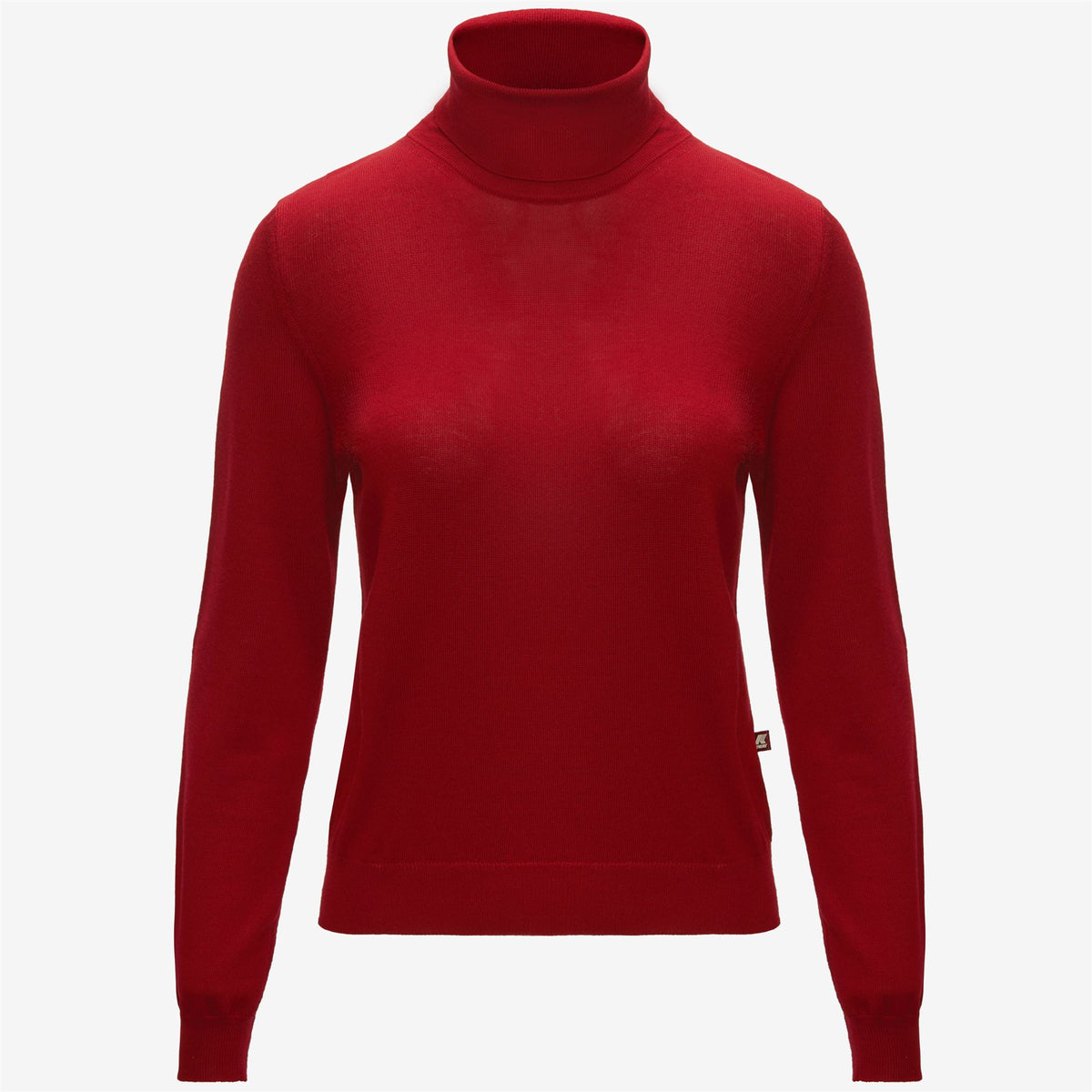 Knitwear_Woman_SUSIE MERINO_Pull Over_Red Dk Tomato - Commercial 1