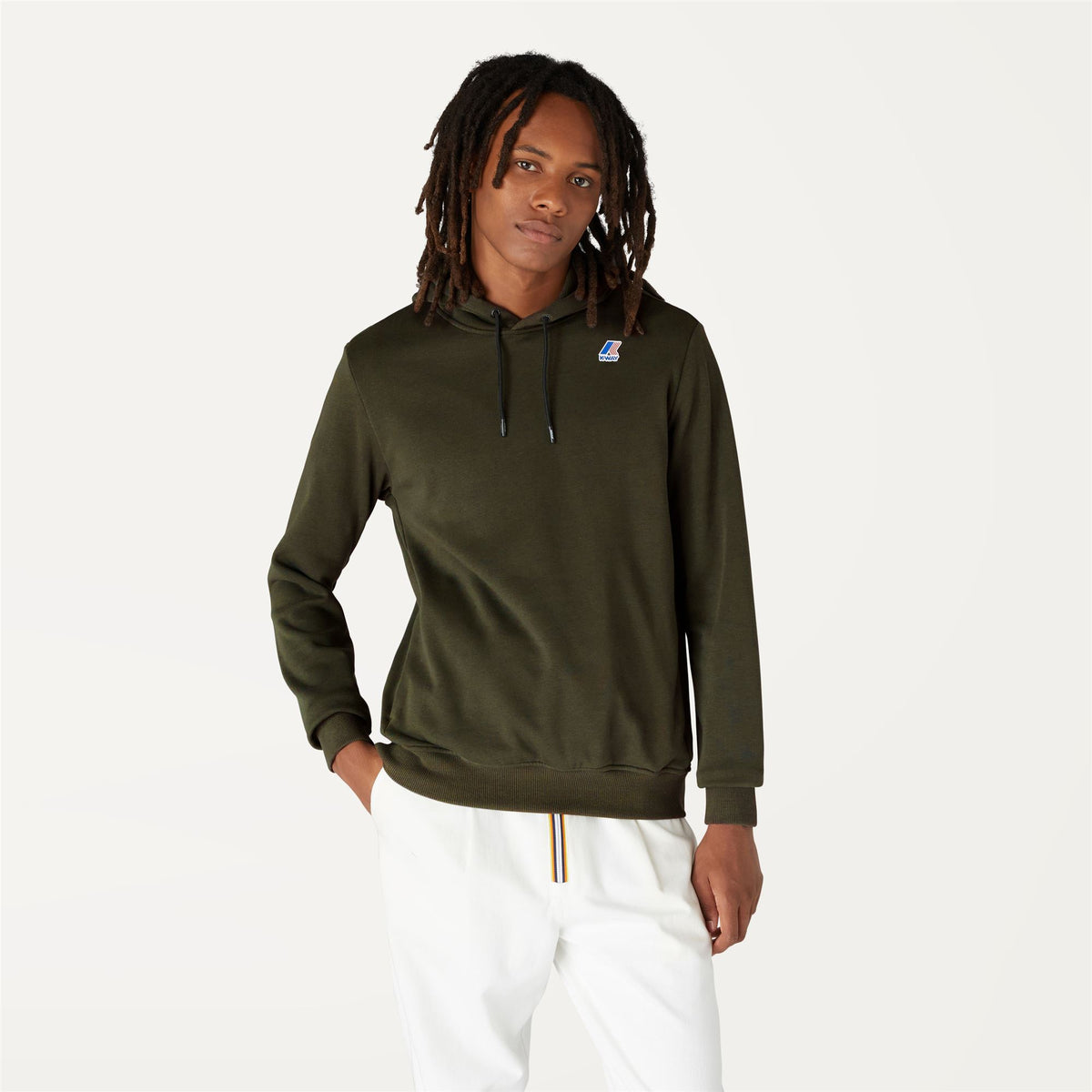 Fleece_Unisex_LE VRAI ARNETTE HV POLY CO_Jumper_GREEN BLACKISH - Commercial 4
