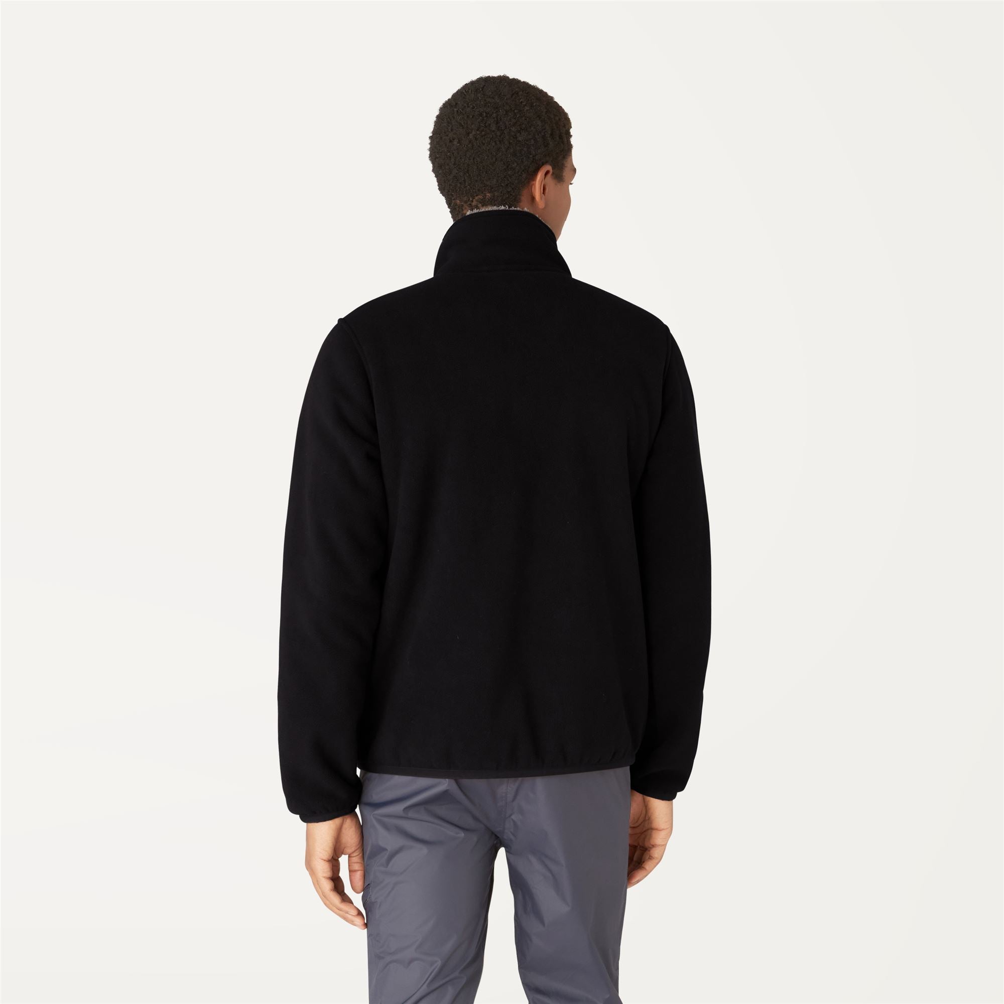Fleece_MAN_PASCAL POLAR_Jacket_Black Pure - Grey Smoked - Commercial 6