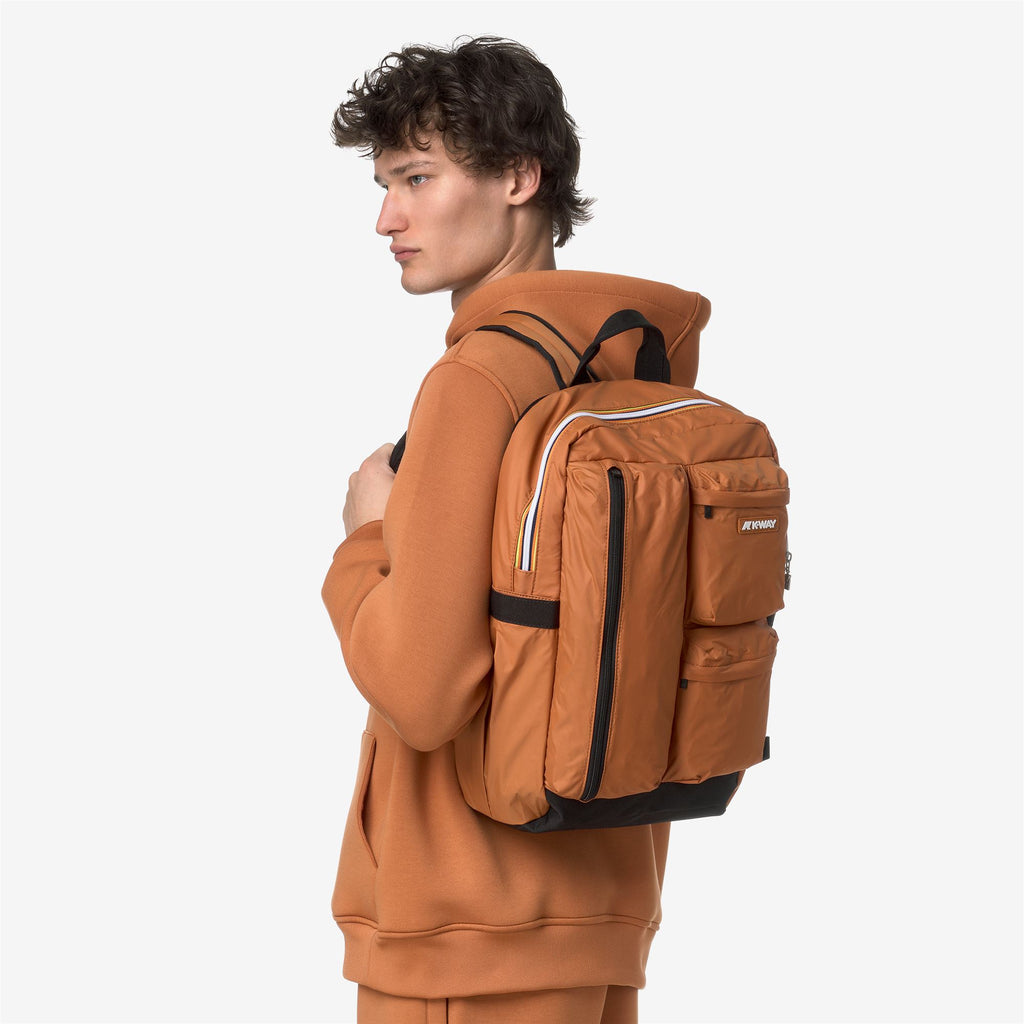 Bags_UNISEX_AMBERT_Backpack_Orange Adobe - Commercial 5
