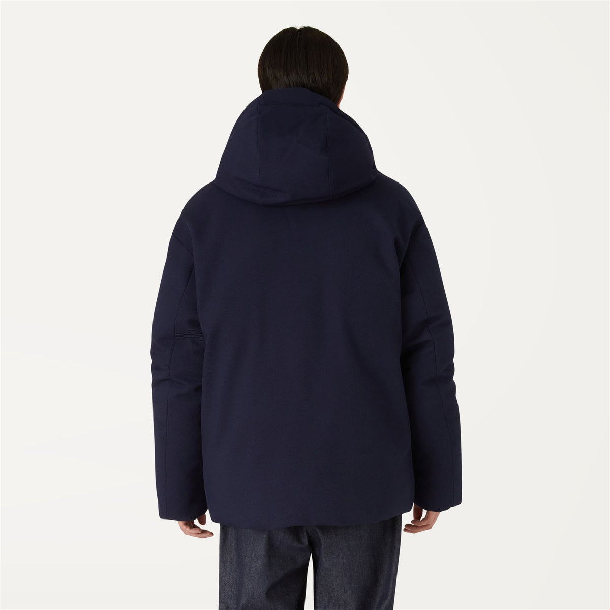 Jackets_Man_ELOI DOUBLE WOOL RHOMBUS_Short_BLUE MARINE - K-WAY RHOMBUS - Commercial 6