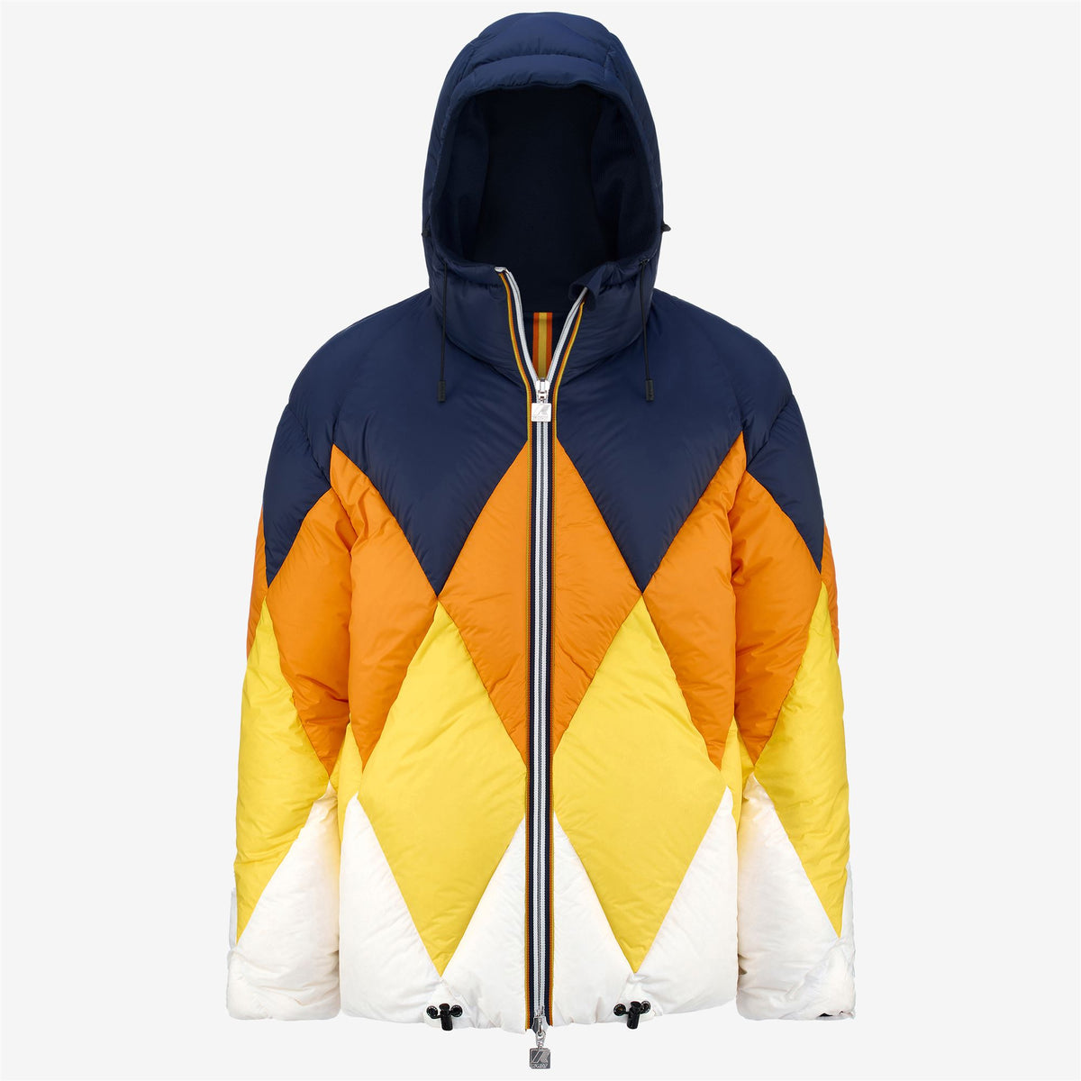 Jackets_Man_ELOI DOUBLE WOOL RHOMBUS_Short_BLUE MARINE - K-WAY RHOMBUS - Commercial 2