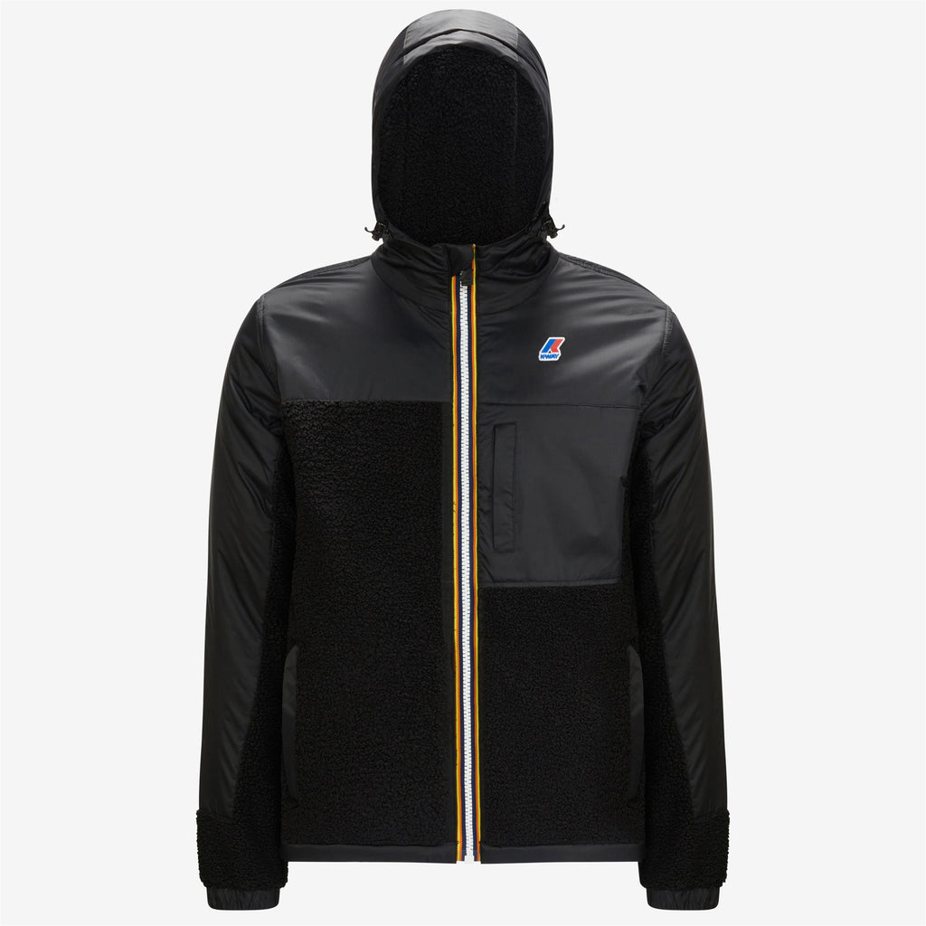 Fleece_Unisex_LE VRAI 3.0 NEIGE ORSETTO_Jacket_Black-Black Pure - Commercial 1
