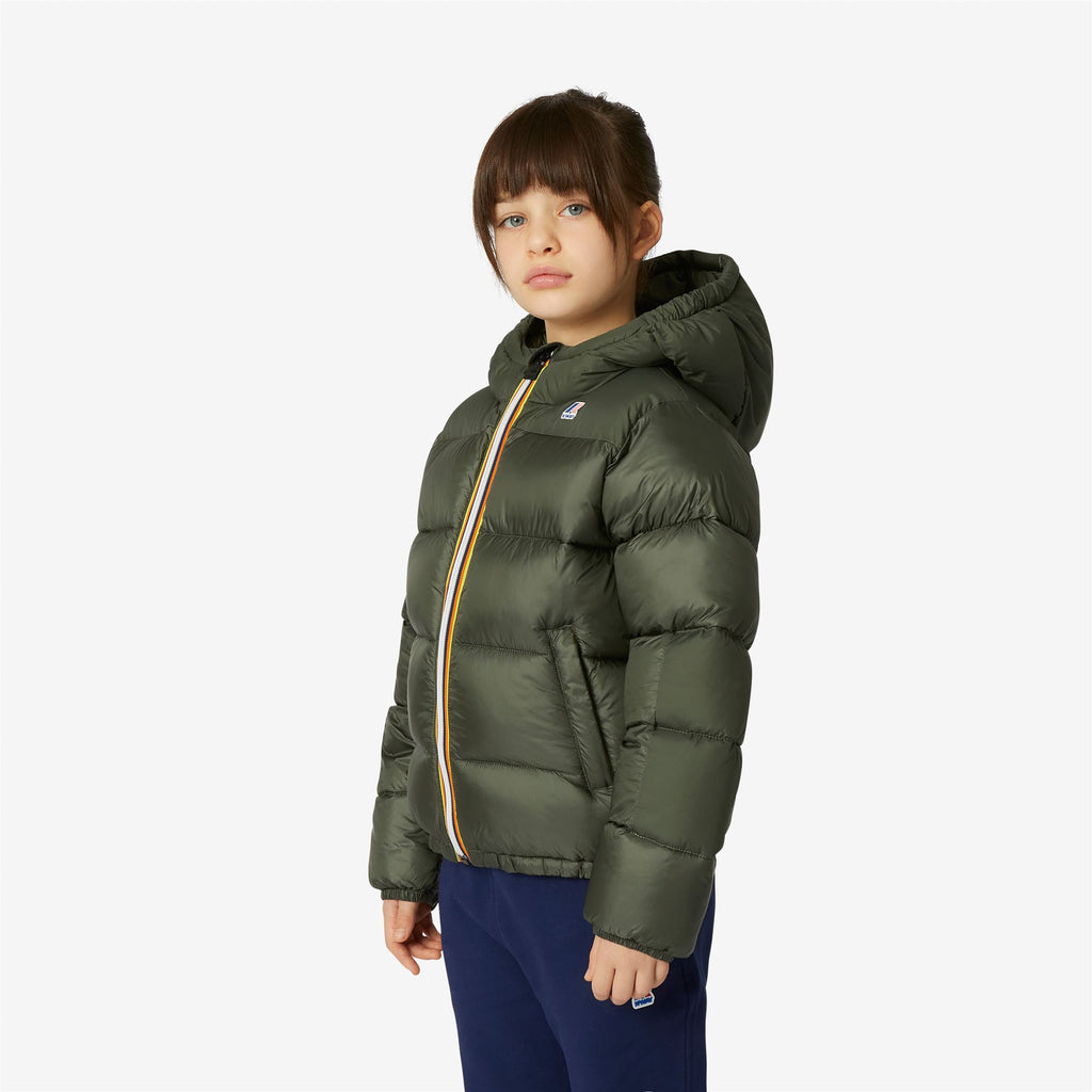 Jackets_Kid unisex_P. LE VRAI 3.0 CLAUDE HEAVY WARM_Mid_GREEN BLACKISH - Commercial 5