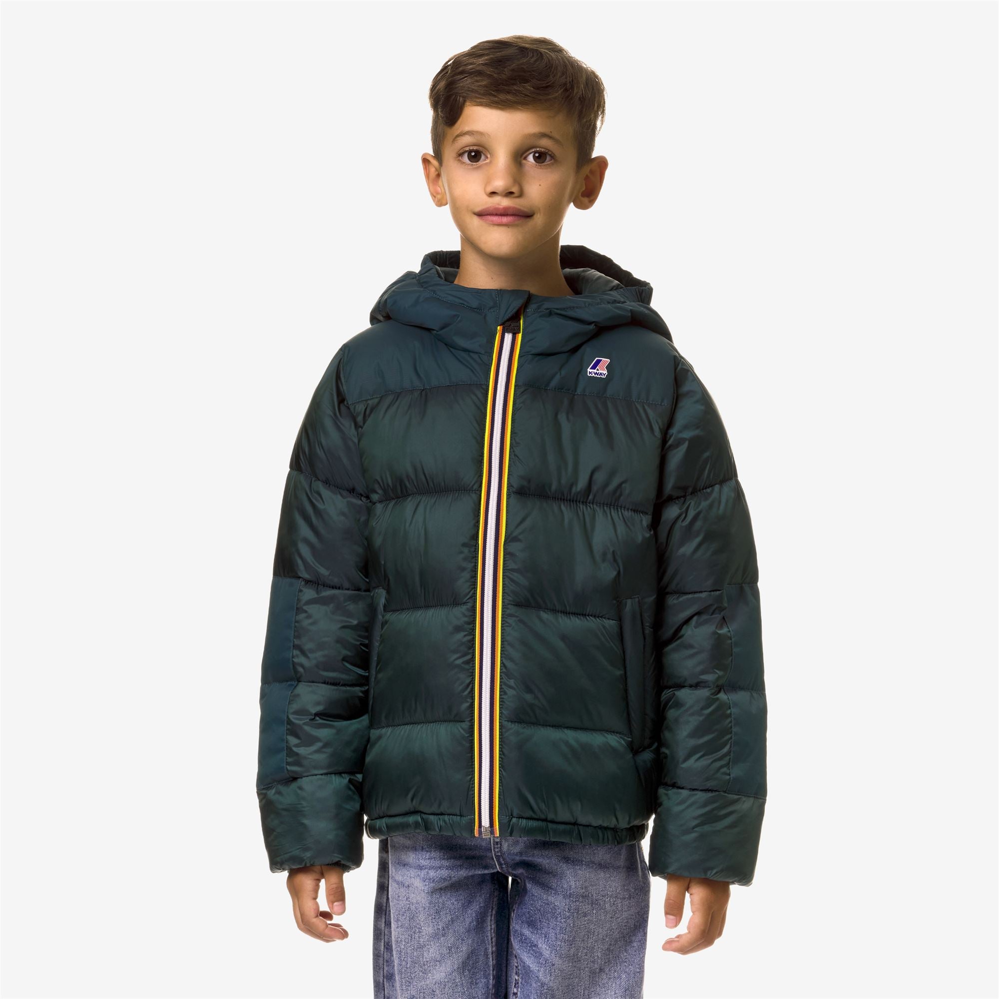 Jackets_Kid unisex_P. LE VRAI 3.0 CLAUDE HEAVY WARM_Mid_GREEN PETROL - Commercial 4