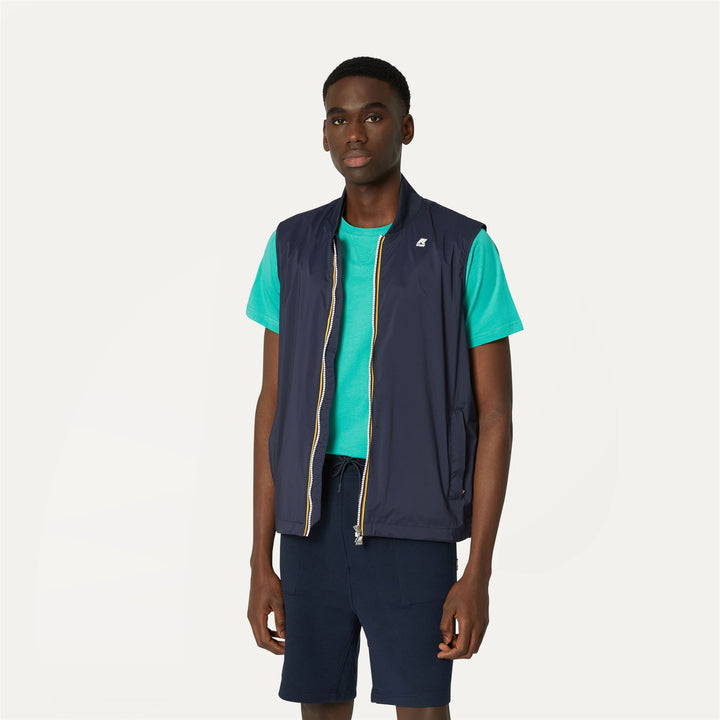 Blue Men's Stretch Nylon Variable Weather Jacket 1