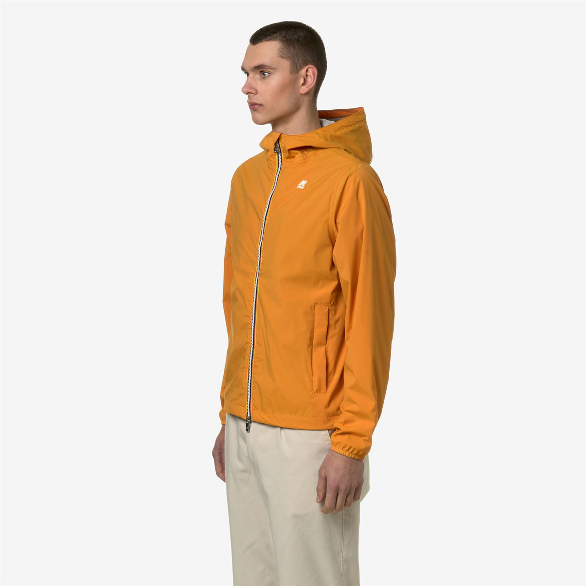Jackets_Man_JACK  STRETCH NYLON JERSEY_Short_Orange Md - Commercial 5