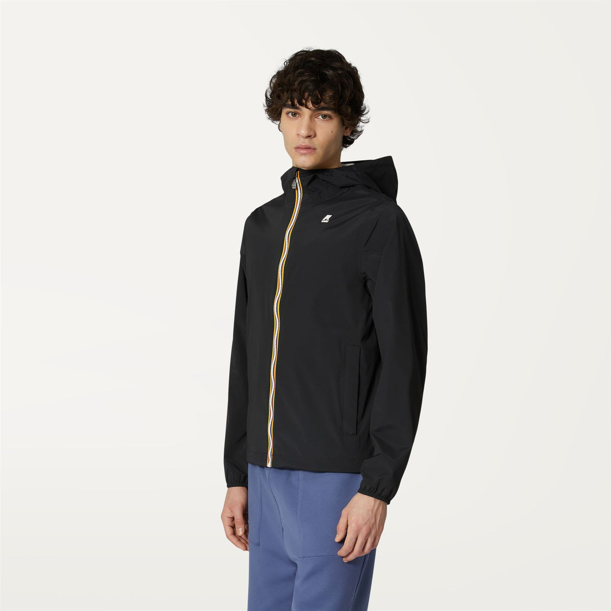 Jackets_MAN_JACK  STRETCH NYLON JERSEY_Short_Black Pure - Commercial 5