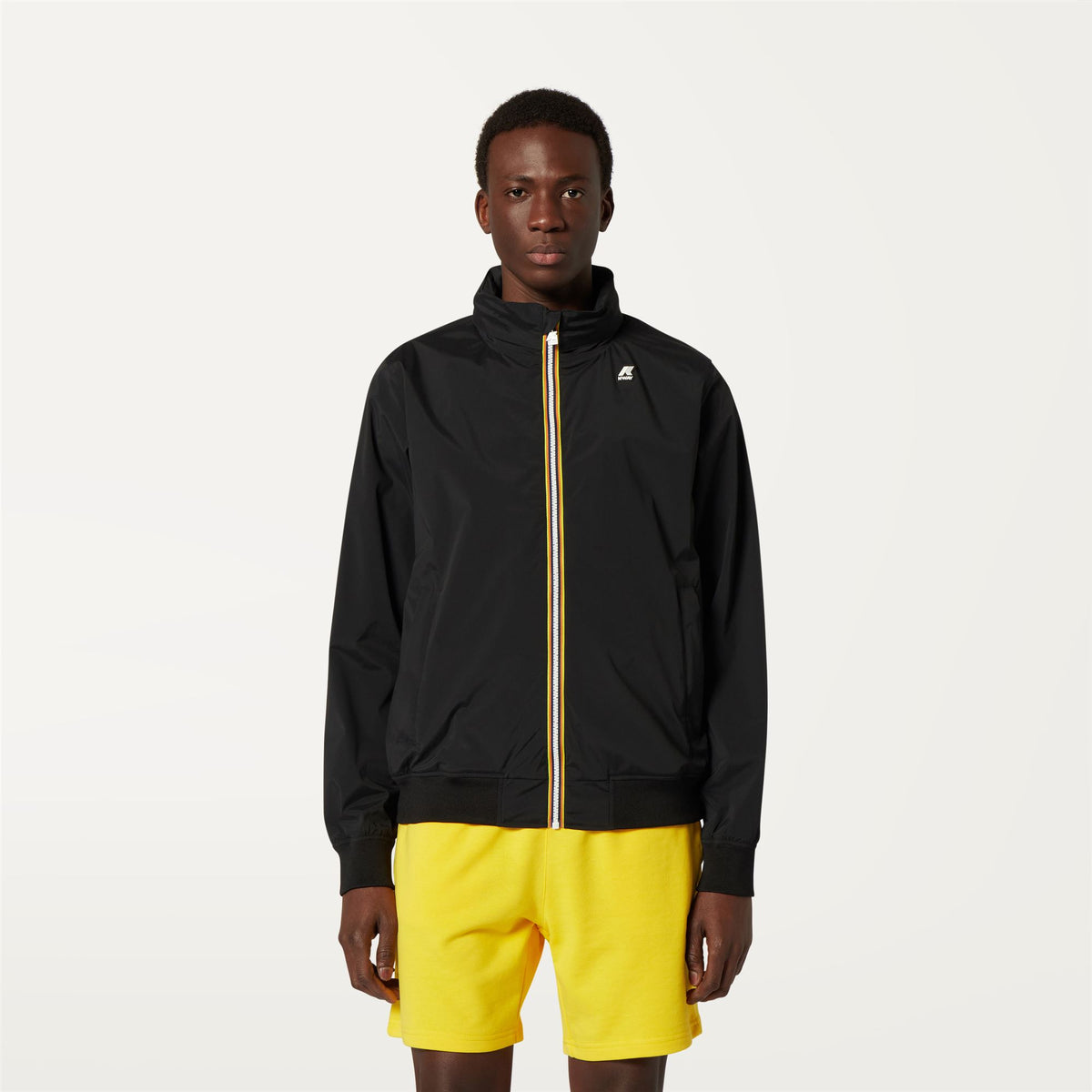 Jackets_MAN_AMAURY  STRETCH NYLON JERSEY_Short_Black Pure - Commercial 4