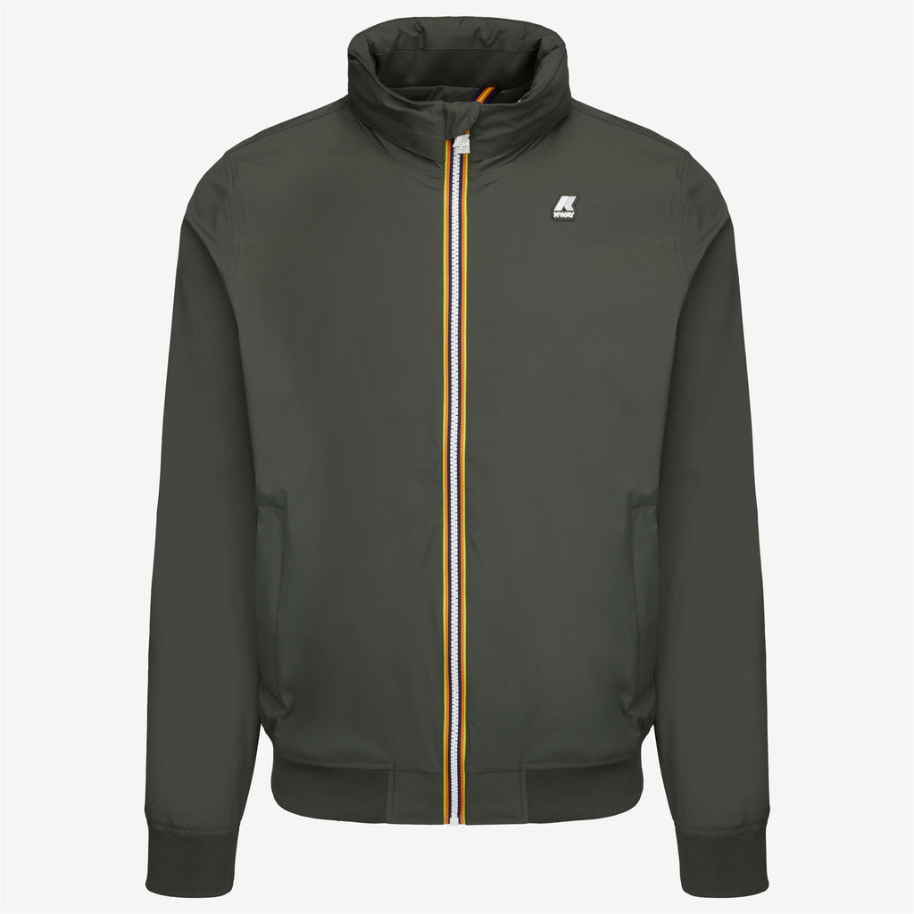 Jackets_MAN_AMAURY  STRETCH NYLON JERSEY_Short_GREEN BLACKISH - Commercial 1