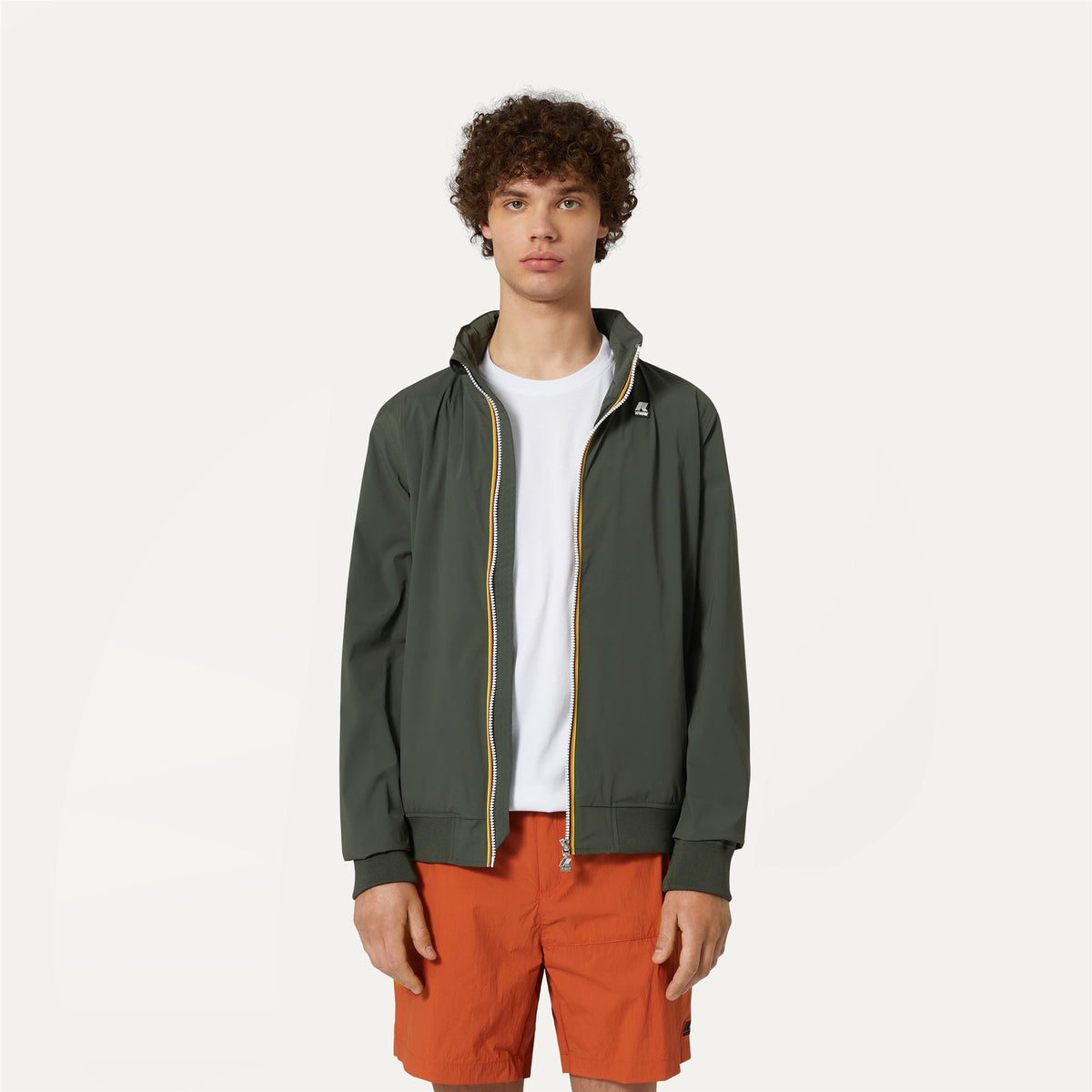 Jackets_MAN_AMAURY  STRETCH NYLON JERSEY_Short_GREEN BLACKISH - Commercial 4