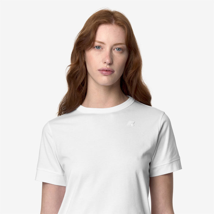 T-ShirtsTop Woman EMEL JERSEY T-Shirt WHITE Detail Double				