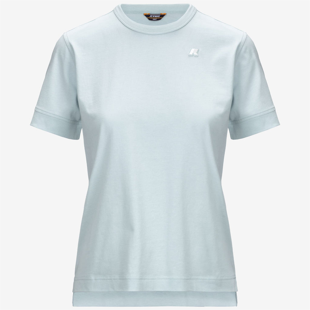 T-Shirts & Top_WOMAN_EMEL JERSEY_T-Shirt_Blue Baby - Commercial 1