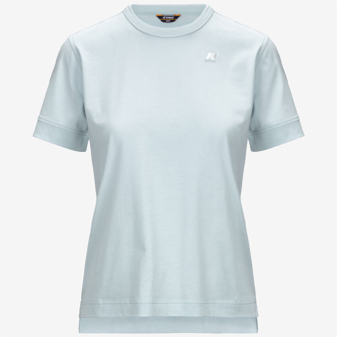 Baby Blue Women's Regular-Fit Cotton T-Shirt for Everyday Wear main