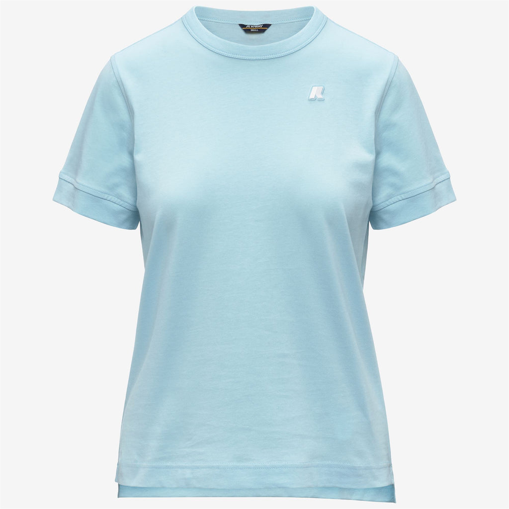T-Shirts & Top_Woman_EMEL JERSEY_T-Shirt_Blue Dream - Commercial 1