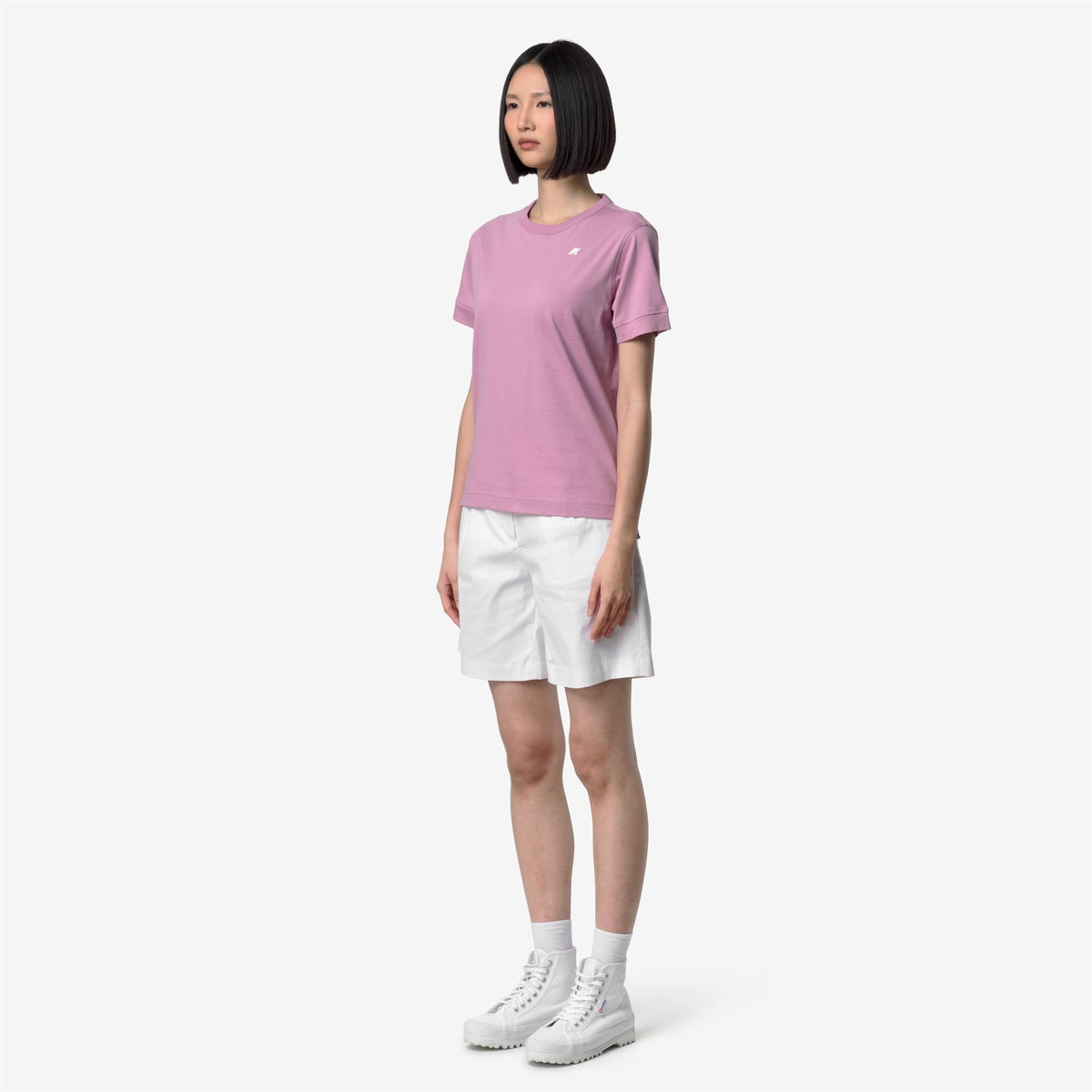 T-Shirts & Top_Woman_EMEL JERSEY_T-Shirt_Violet Glicine - Commercial 5