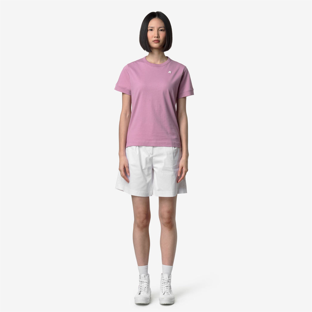 T-Shirts & Top_Woman_EMEL JERSEY_T-Shirt_Violet Glicine - Commercial 4