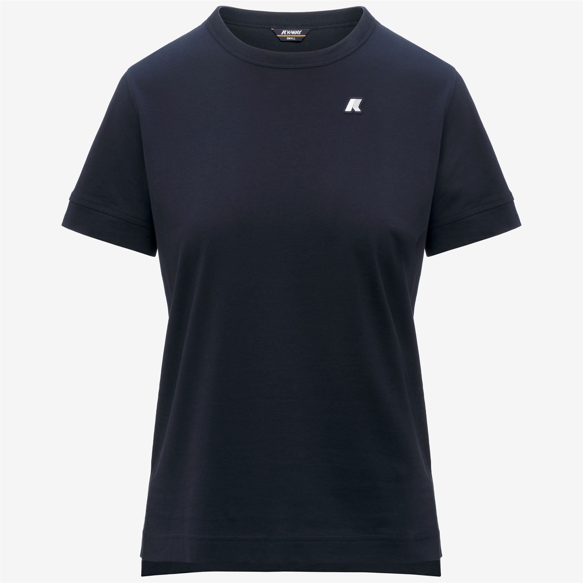 T-Shirts & Top_Woman_EMEL JERSEY_T-Shirt_Blue Depth - Commercial 1