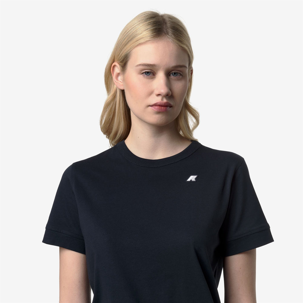 T-Shirts & Top_Woman_EMEL JERSEY_T-Shirt_Blue Depth - Commercial 7