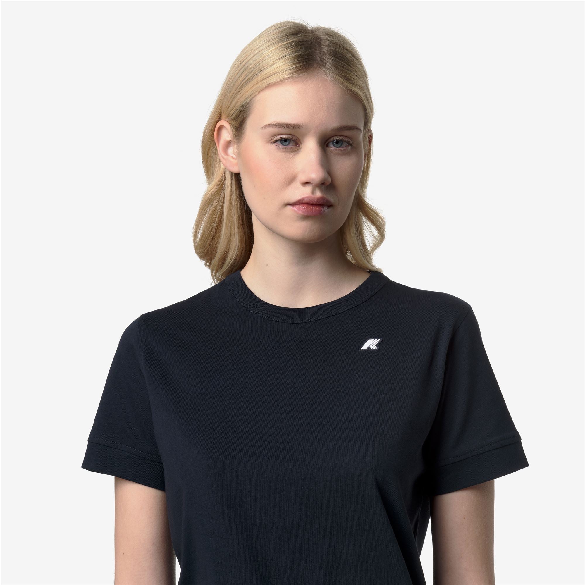 T-Shirts & Top_Woman_EMEL JERSEY_T-Shirt_Blue Depth - Commercial 7